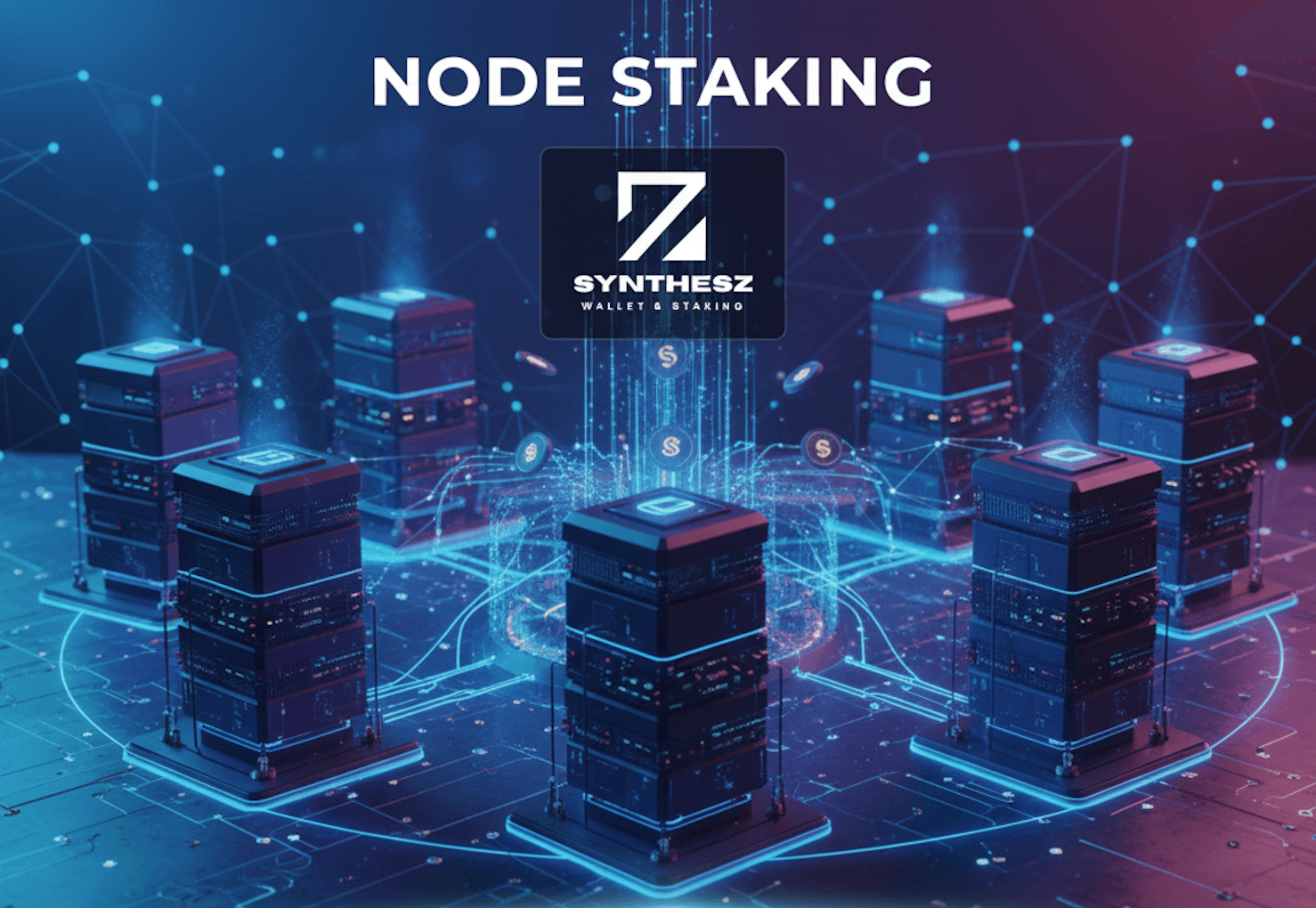 Node staking illustration