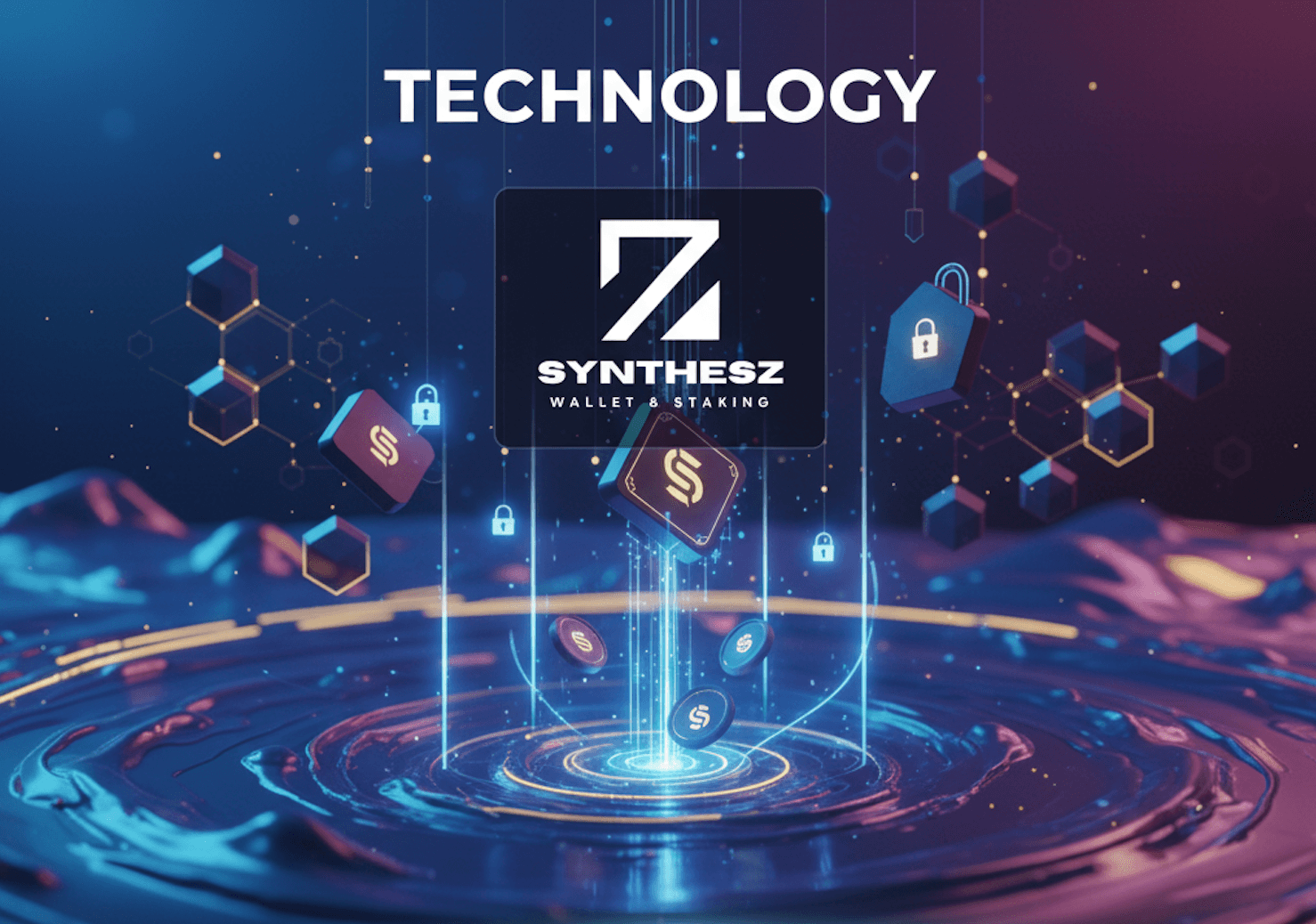 Staking technology illustration